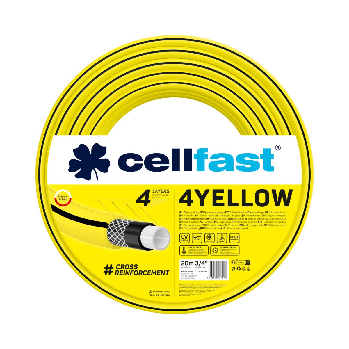 Поливальний шланг 4YELLOW 3/4" 20 m