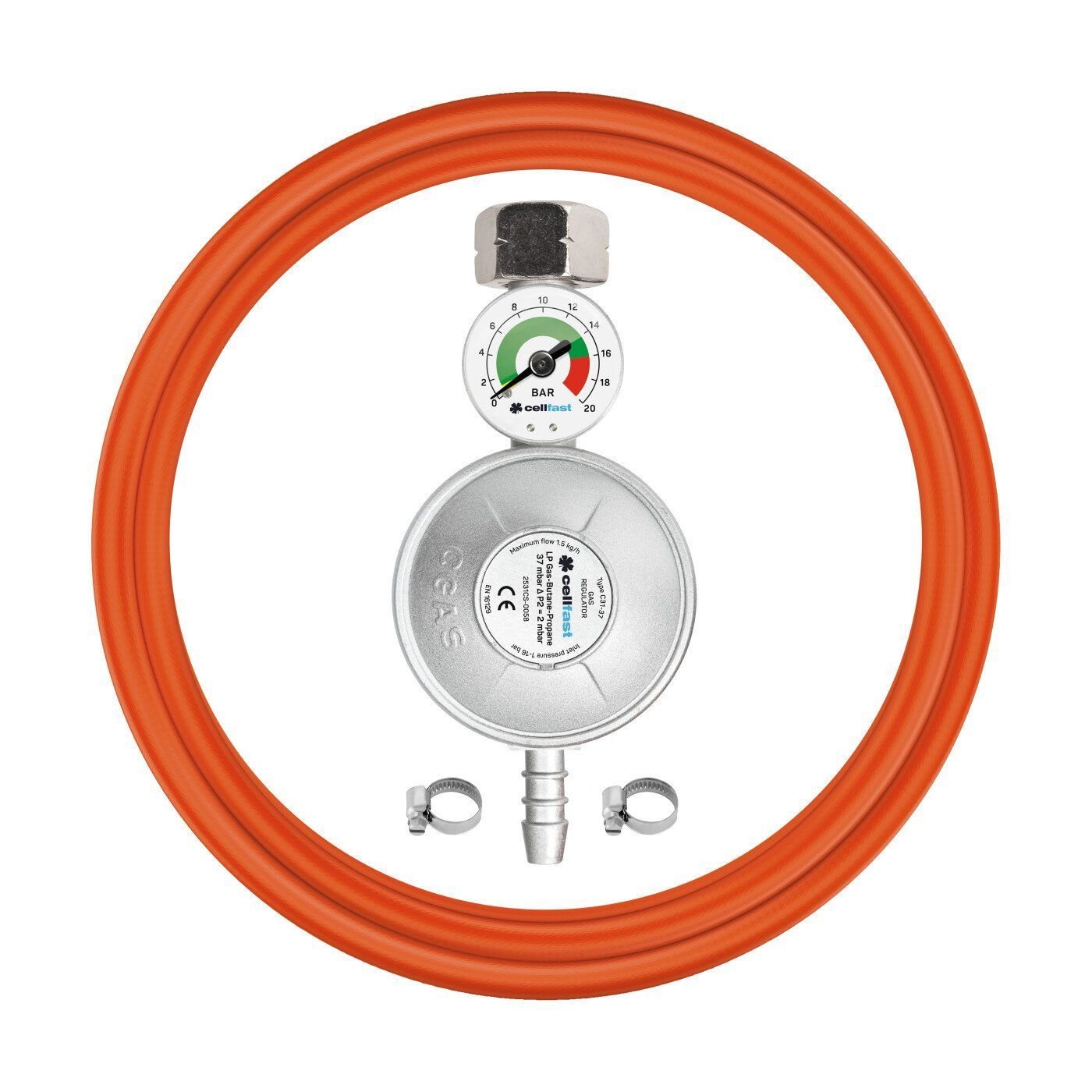 Комплект для підключення газу