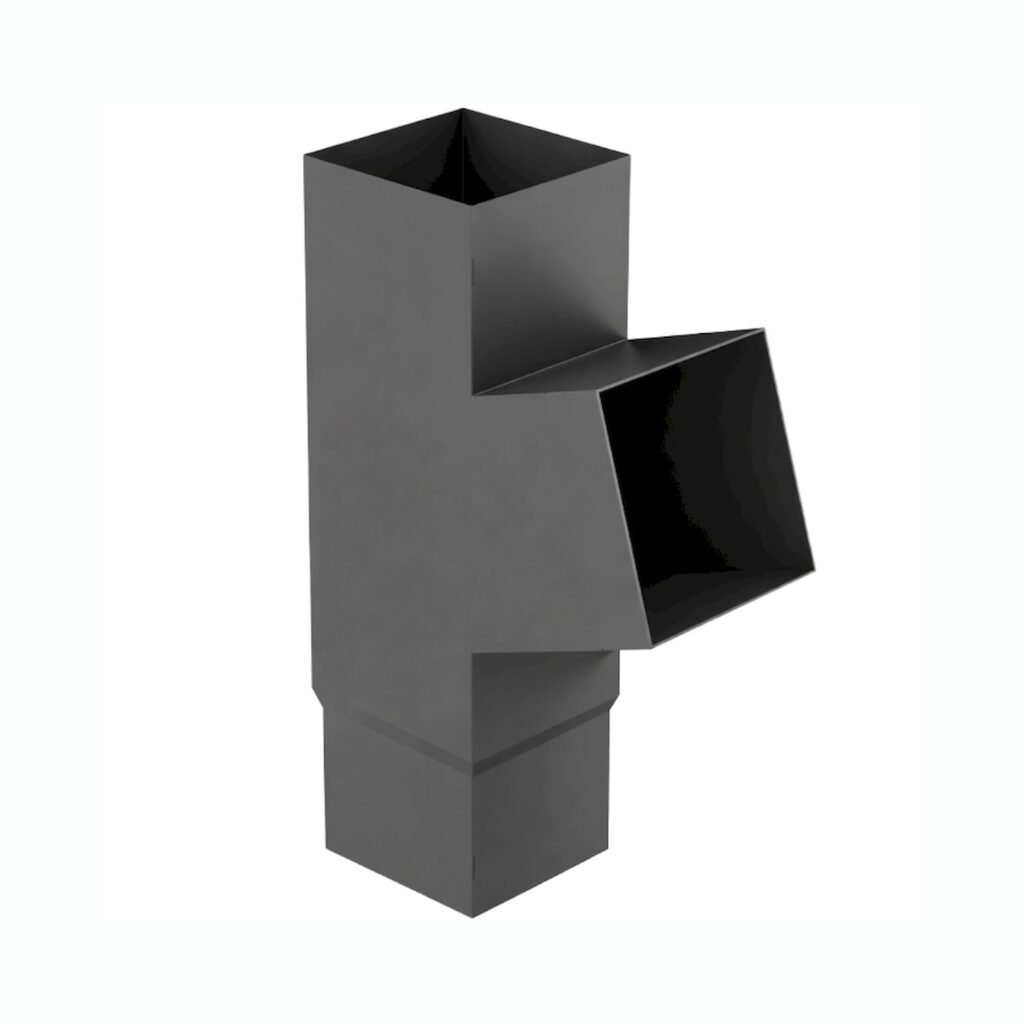 Трійник сталевий Galeco QSTALYO PRO 80x80mm/72°