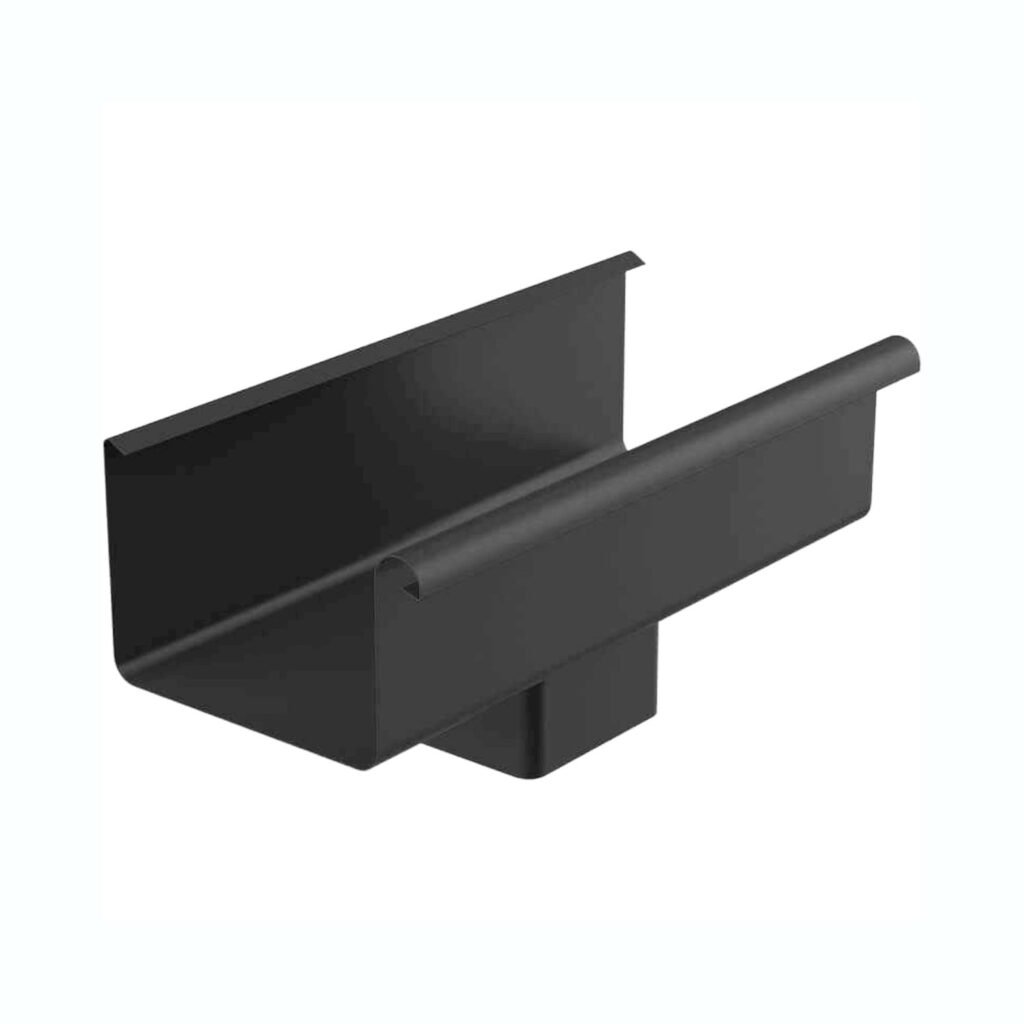 Лійка Galeco STAL² 125mm/80x80mm, чорний (RAL9005)