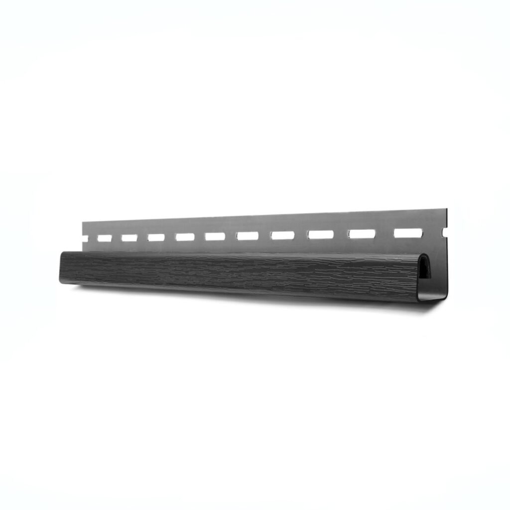 J-профіль чорний L-3000 мм Софіт RainWay Premium
