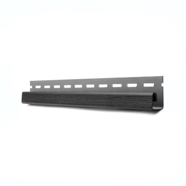 J-профіль чорний L-3000 мм Софіт RainWay Premium
